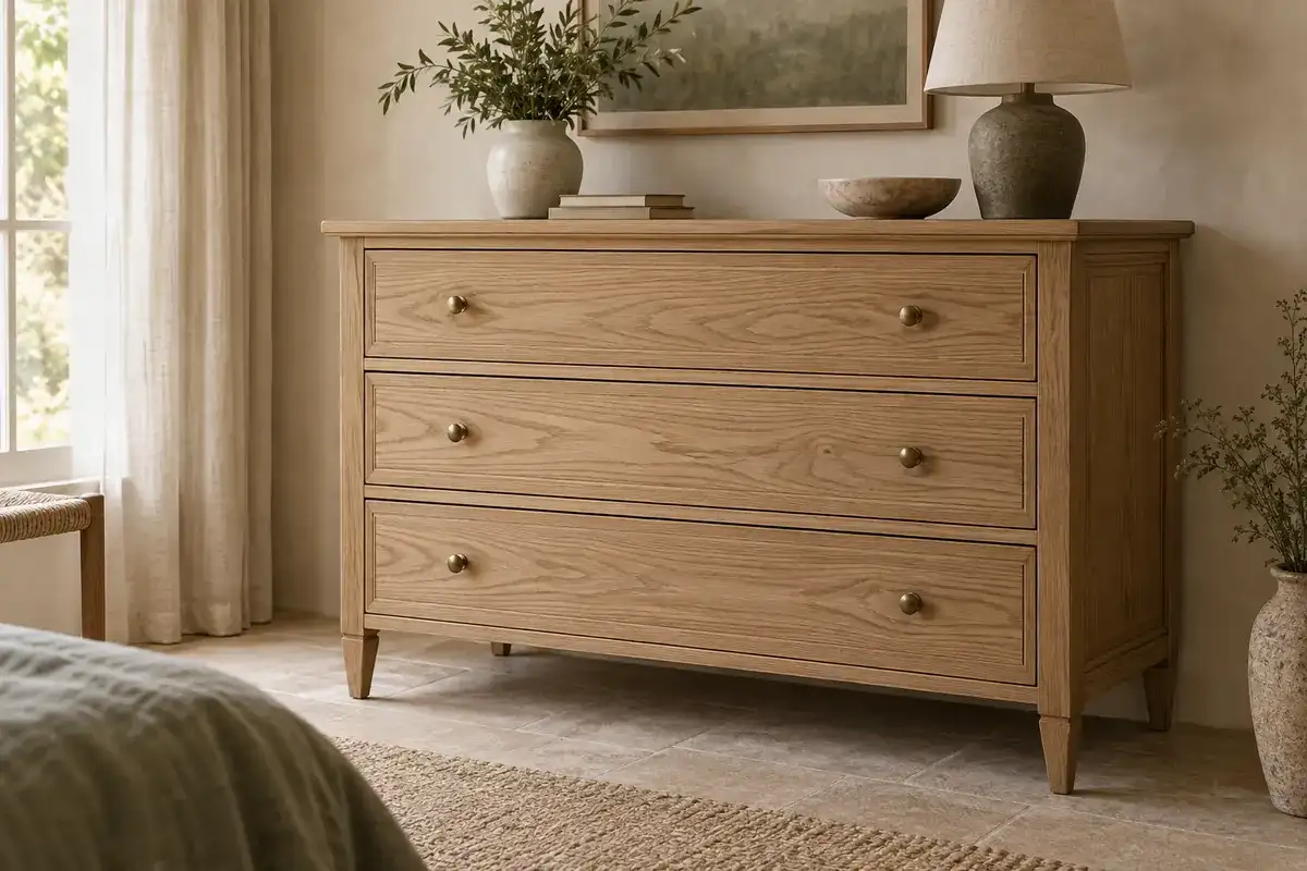 Commode Touques de chambre en frêne massif